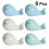 6Pièces Support Baguettes Céramique Forme Poisson 5