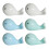 6Pièces Support Baguettes Céramique Forme Poisson 8