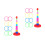 2Pièces Jeu De Lancer D'anneaux Multi-Couleur Coordination Main-Œil 5