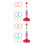 2Pièces Jeu De Lancer D'anneaux Multi-Couleur Coordination Main-Œil 9