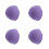 4Pièces Étui Silicone Durable Violet Pour Support Enceinte 7