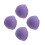 4Pièces Étui Silicone Durable Violet Pour Support Enceinte 8