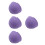 4Pièces Étui Silicone Durable Violet Pour Support Enceinte 10