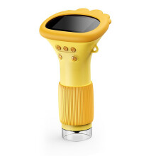 Microscopio portatile 2in con zoom 2MP 100X-1000X, imaging HD, 8 LED, colore arancione