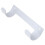 5Pcs White Wall Mounted Ironing Board Rack Household Hanging Storage 4