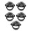 10Pcs Grey Furry Microphone Wind Cover Noise Reduction Mic Windscreen 2