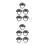 10Pcs Grey Furry Microphone Wind Cover Noise Reduction Mic Windscreen 4