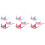 9Pcs Party Sunglasses Child Rabbit Bowknot Bunny Assorted Color Frames 4