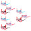 9Pcs Party Sunglasses Child Rabbit Bowknot Bunny Assorted Color Frames 7