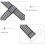 5Pcs Assorted Color ABS Chin Straps Adjustable Universal Parts 7