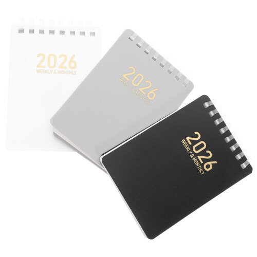 9Pcs Pocket Weekly Planner Notebook Smooth Paper Yearly Spiral Bound 2