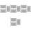 12Pcs Portable Grey Inflatable Sleep Pillow Outdoor Camping Accessory 5
