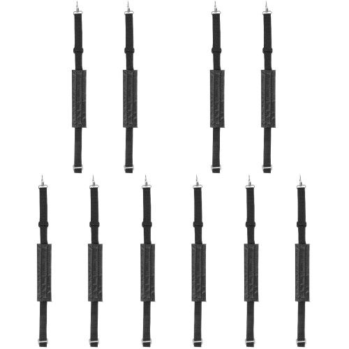 5Pairs Padded Backpack Sprayer Straps Adjustable Black Sprayer Belts 1