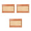 3Pcs Straw Organizer for Kitchen Cabinet Wood Multi-Compartment Holder 8