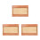 3Pcs Straw Organizer for Kitchen Cabinet Wood Multi-Compartment Holder 9