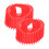 6Pcs Durable Silicone Acetylene Gauge Covers Red Cushioning Protector 2