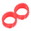 6Pcs Durable Silicone Acetylene Gauge Covers Red Cushioning Protector 3