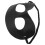 5Pcs Black Plastic Half Mask for Men Versatile Sports Face 2