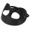 5Pcs Black Plastic Half Mask for Men Versatile Sports Face 3
