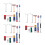 3Sets Portable Plastic Mini Traffic Sign Models Kids Learning Toy 11