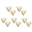 10Pcs Durable PU Fake Sandwich Props Simulation Bread Toys 10