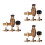 3Sets Plastic Dispenser Tap with Cork for Oak Barrel Use 8