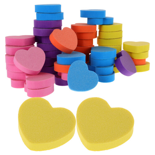 250Pcs Assorted Color Nail Buffers Sponge Nail Files Manicure Tools 1