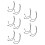 10Pcs Durable Black Hat Strap with Clip for Windproof Baseball Caps 5