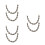 6Pcs Durable Acrylic Chain Strap for Handbag Replacement and DIY Decor 4
