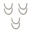 6Pcs Durable Acrylic Chain Strap for Handbag Replacement and DIY Decor 5