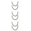 6Pcs Durable Acrylic Chain Strap for Handbag Replacement and DIY Decor 6