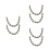 6Pcs Durable Acrylic Chain Strap for Handbag Replacement and DIY Decor 7