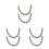 6Pcs Durable Acrylic Chain Strap for Handbag Replacement and DIY Decor 9