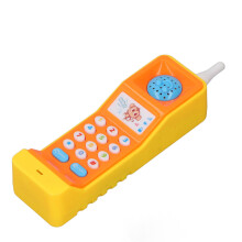 Lernendes Baby-Handy-Spielzeug musikalisch & retro Lichtspielzeug für Kinder gelb
