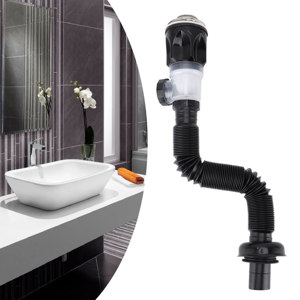 Expandable Abs Sink Drain Pipe Kit For Bathroom & Kitchen, Odorless 7901384978950