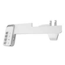 Toilet Bidet Attachment with Dual Nozzle & Adjustable Water Slim & Quick Mount