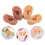 4Pairs Soft Silicone Ear Mold Simulation Model for Piercing Training 11