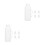 2Sets Plastic Silicone Lamb Calf Nursing Bottle Milk Feeder White 9