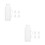 2Sets Plastic Silicone Lamb Calf Nursing Bottle Milk Feeder White 10
