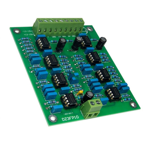 HIFI Audio Preamplifier Dual Preamp Board for  Pre, Midrange Treble Crossover Audio Board, for Amplifier System 1