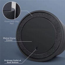 Safety Manual Holder Stand Shaving Drain Base for Bathroom Countertop Compatible with