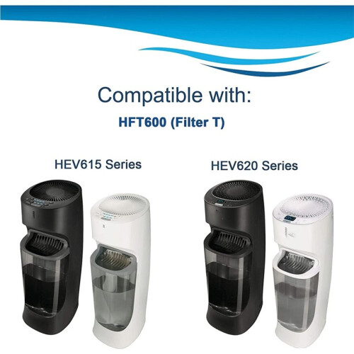 4Pc Wick Filter T for  Filter HFT600/HFT600PDQ Replacement Fits for  Humidifiers,with  Pre-Filter 2