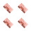 4Pièces Plaque Mobile Rose Résistante ABS PVC 10