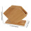 Bamboo Tissue Box  Standing Shape Paper Napkin Rack Boxes for Home Kitchen Dining Table Decoration Storage Holder 7