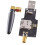 Modulo USB A GSM Modulo GSM GPRS Quad-Band SIM800 SIM800C per Messaggistica SMS Wireless Compatibile con  con Antenna 6