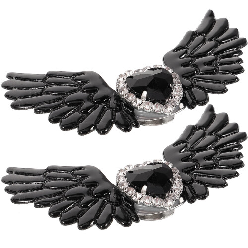 3Paires Clips Chaussures Cœur Décor 1