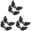 3Paires Clips Chaussures Cœur Décor 3