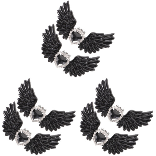 3Paires Clips Chaussures Cœur Décor 2