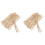 100Pièces Bâtons Aroma Diffuseur Bois Beige D'intérieur Bureau 4