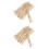 100Pièces Bâtons Aroma Diffuseur Bois Beige D'intérieur Bureau 7